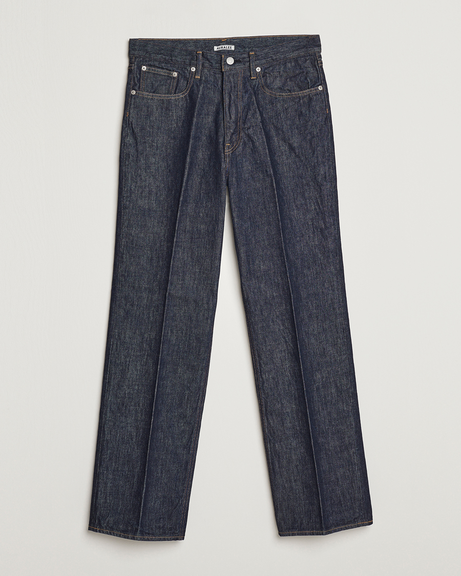 Mies | Farkut | Auralee | Regular Fit Denim Pants Dark Indigo