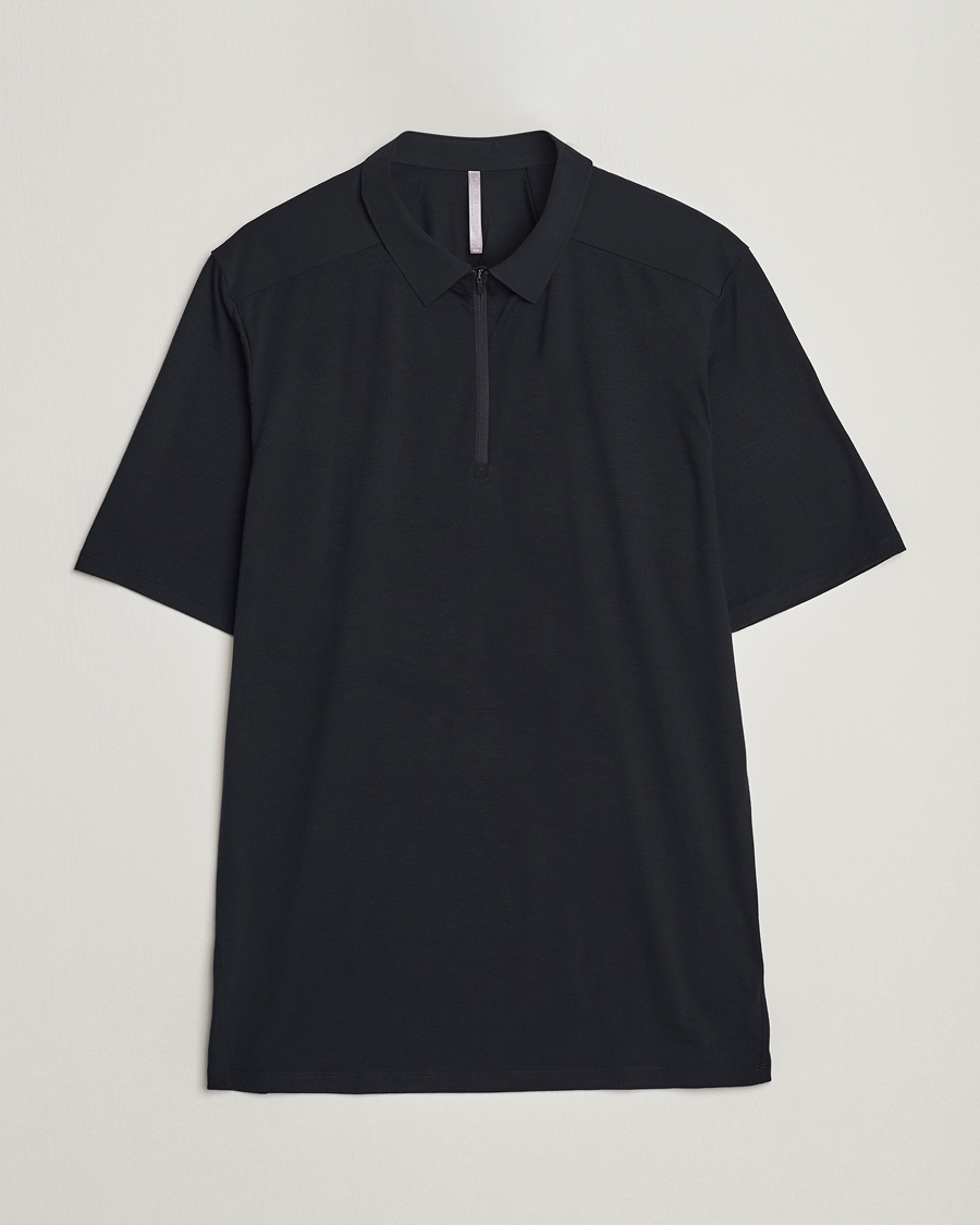 Mies | Pikeet | Arc'teryx Veilance | Frame Short Sleeve Polo Shirt Black