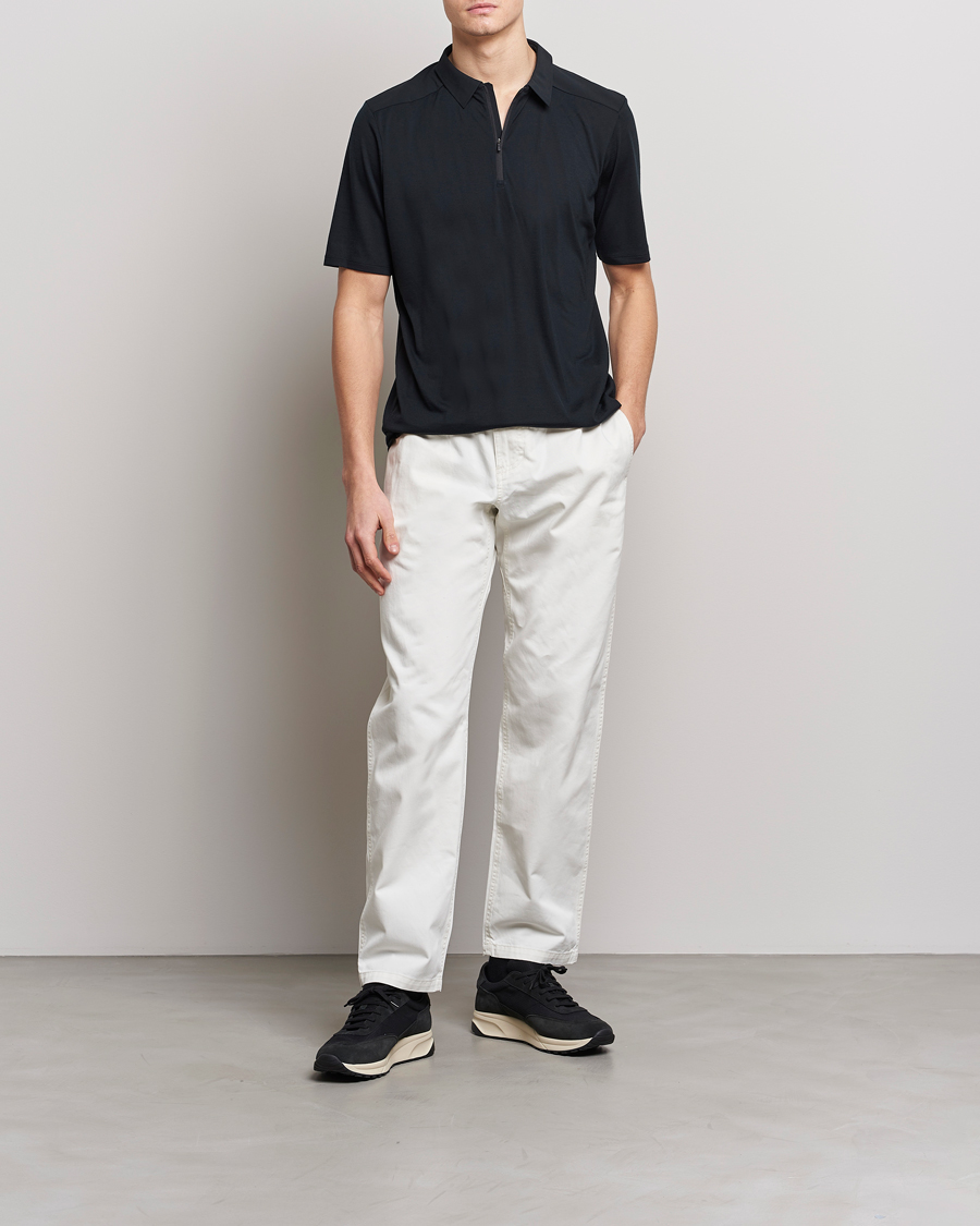 Mies | Pikeet | Arc'teryx Veilance | Frame Short Sleeve Polo Shirt Black