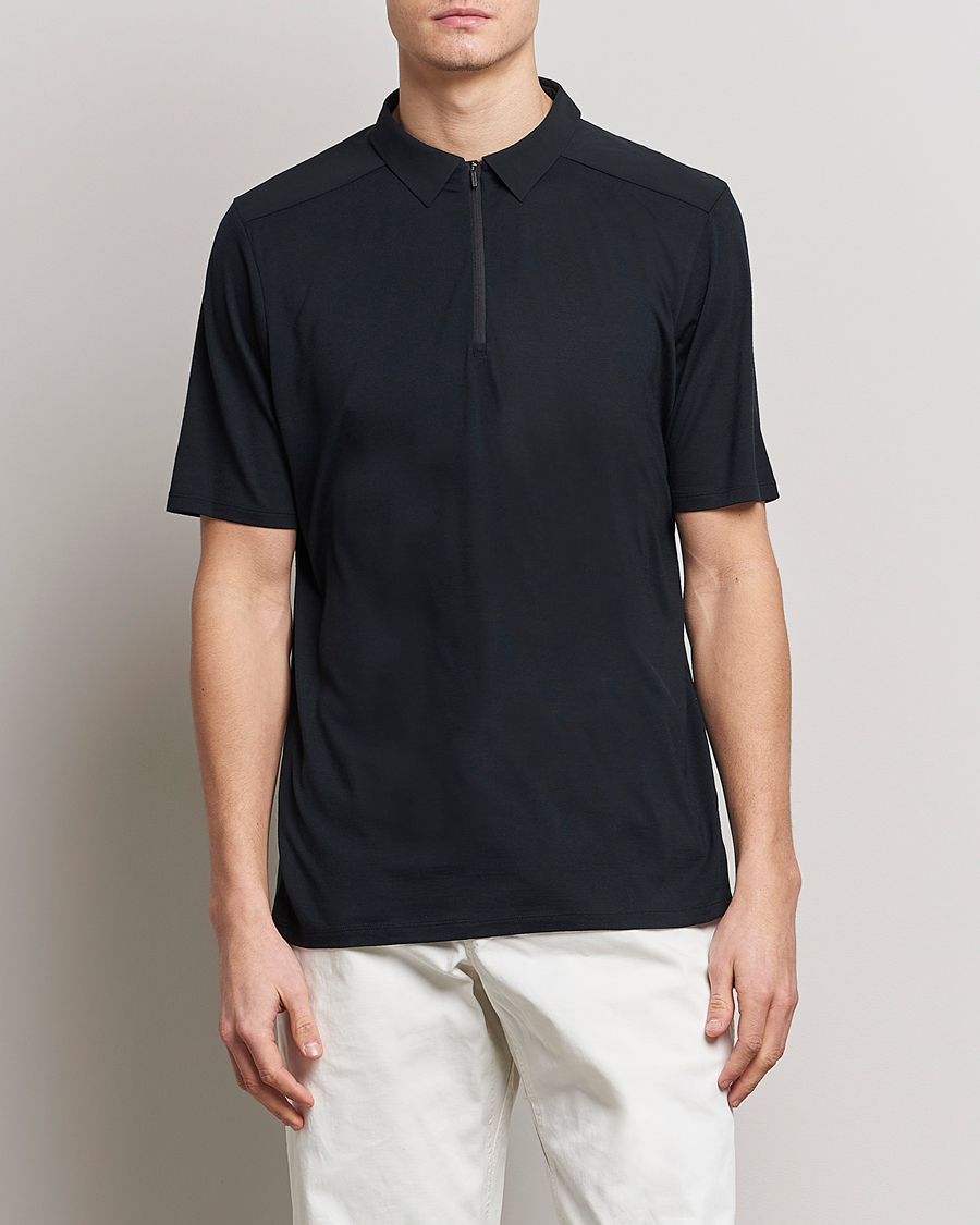 Mies |  | Arc'teryx Veilance | Frame Short Sleeve Polo Shirt Black