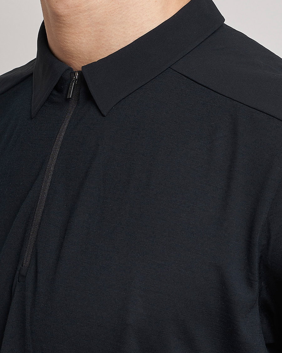 Mies | Pikeet | Arc'teryx Veilance | Frame Short Sleeve Polo Shirt Black