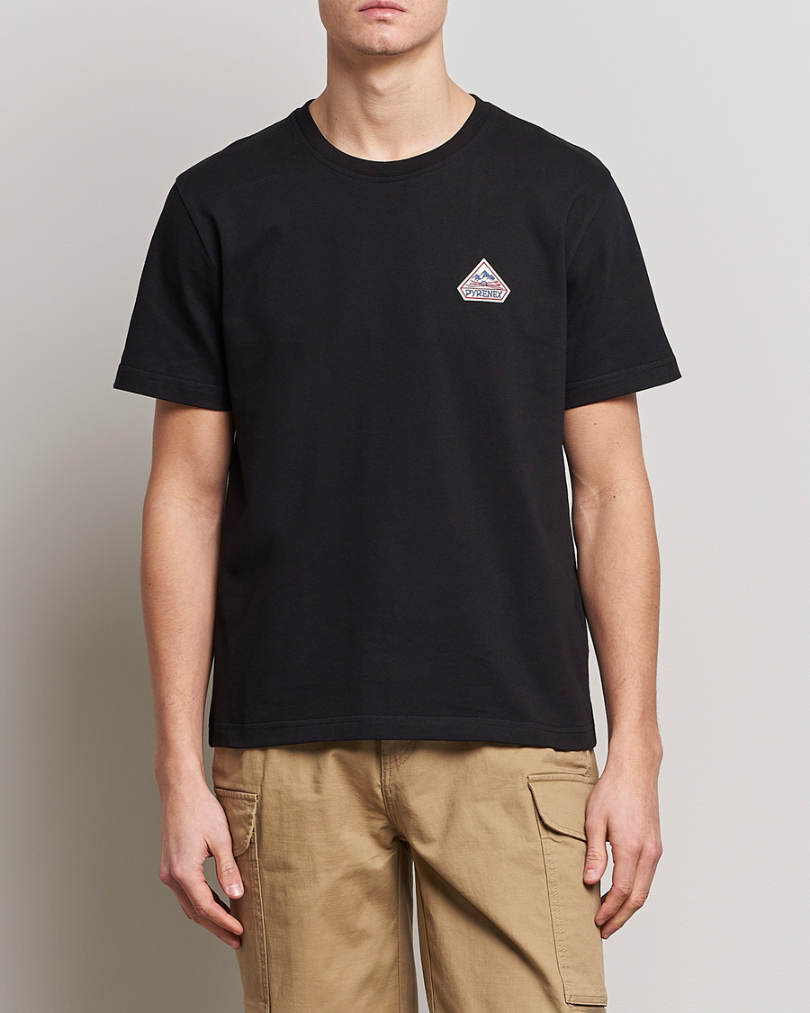 Mies | Putiikin uutuusmerkit | Pyrenex | Echo Cotton Logo T-Shirt Black