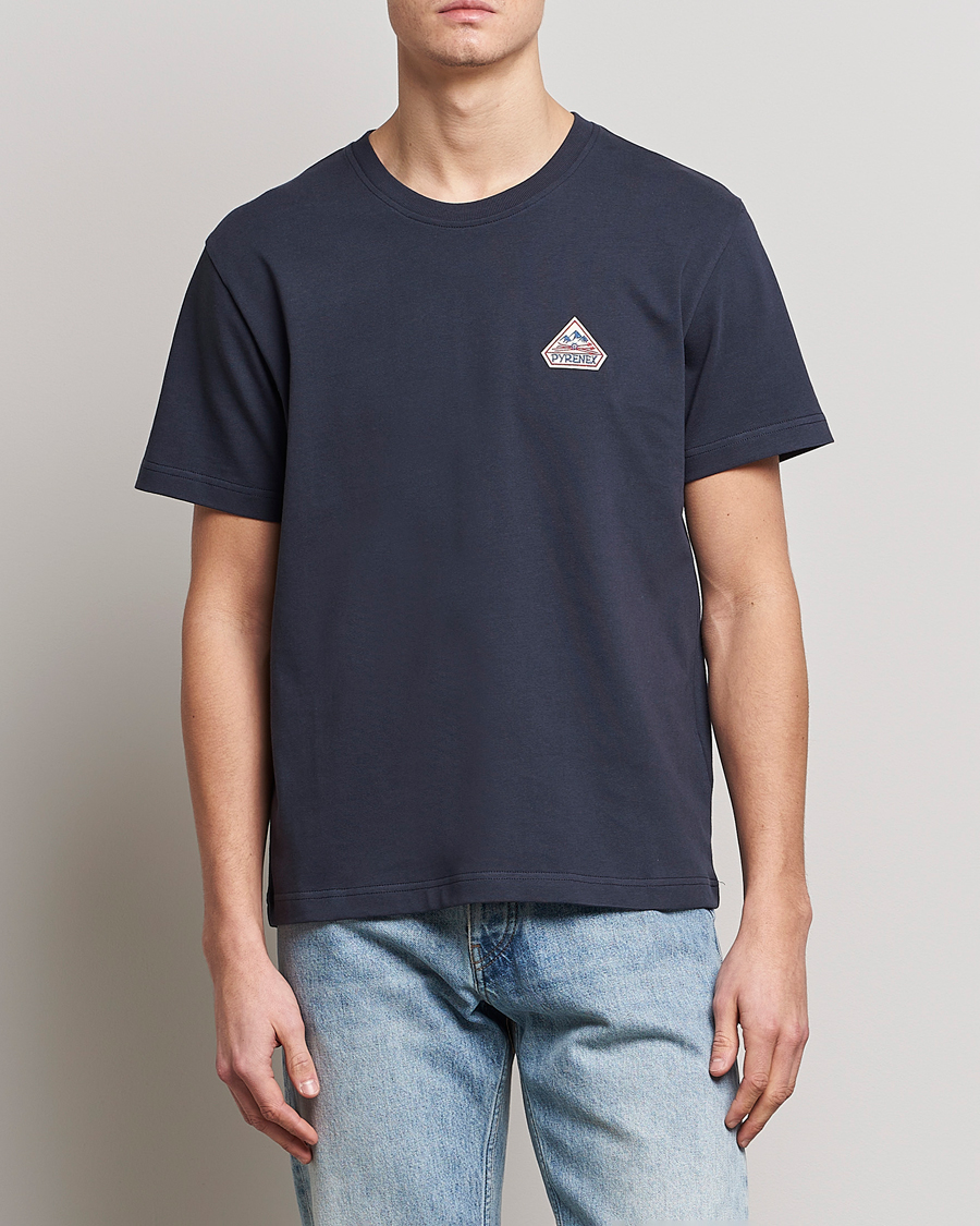 Mies | Pyrenex | Pyrenex | Echo Cotton Logo T-Shirt Amiral