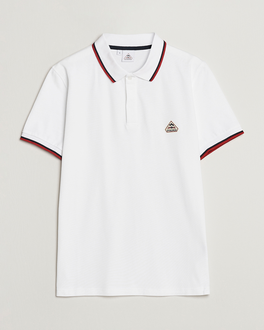 Mies | Pikeet | Pyrenex | Leyre Cotton Logo Polo White