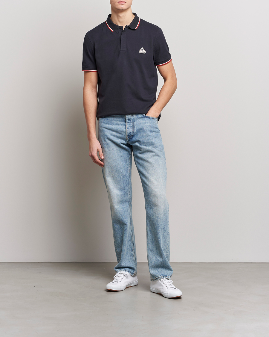 Mies | Pikeet | Pyrenex | Leyre Cotton Logo Polo Deep Ink