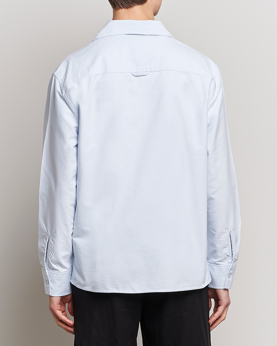 Mies | Kauluspaidat | Filippa K | Oxford Overshirt Ice Blue