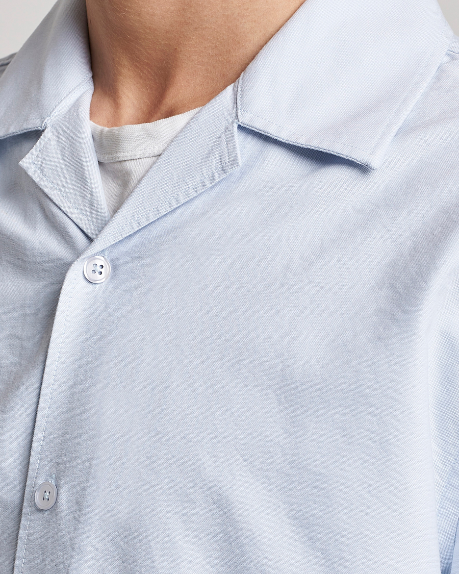 Mies | Kauluspaidat | Filippa K | Oxford Overshirt Ice Blue