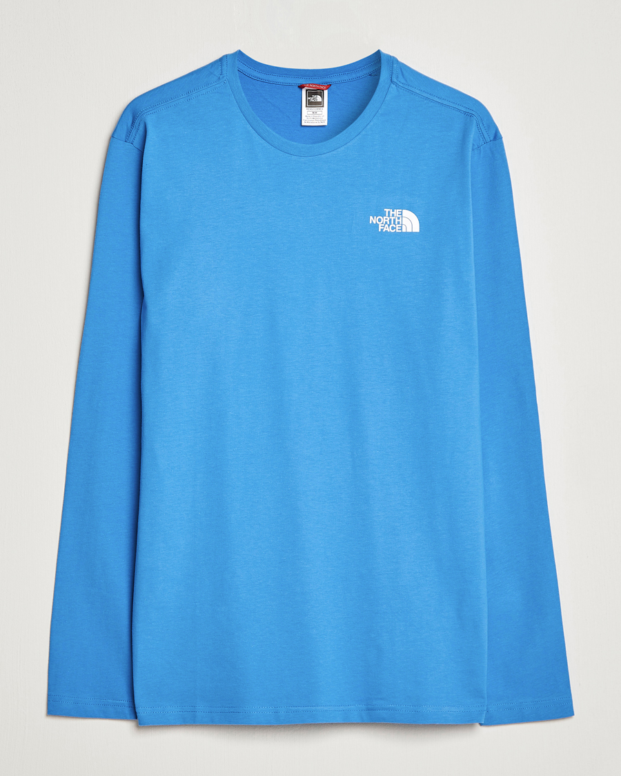 Mies | T-paidat | The North Face | Long Sleeve Easy T-Shirt Super Sonic Blue