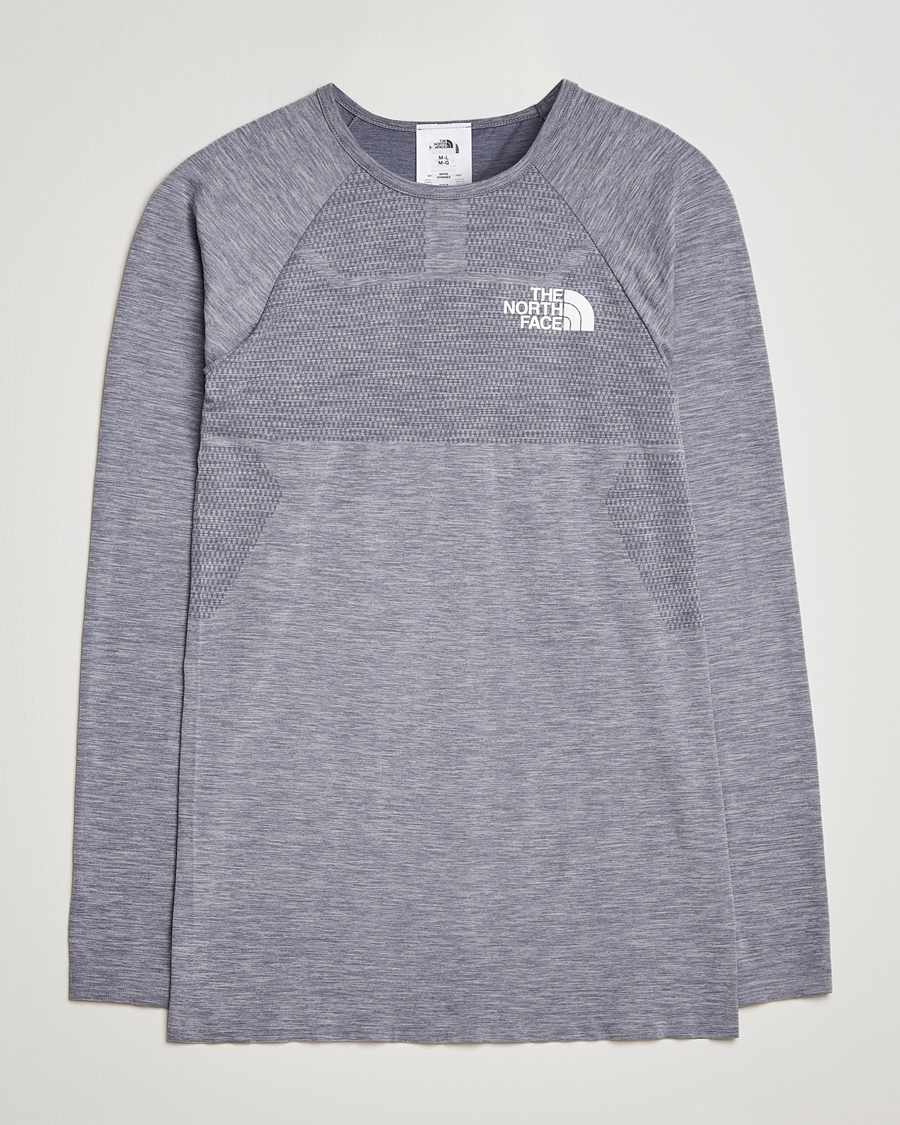 Mies | T-paidat | The North Face | Mountain Athletics Long Sleeve Meld Grey Heather
