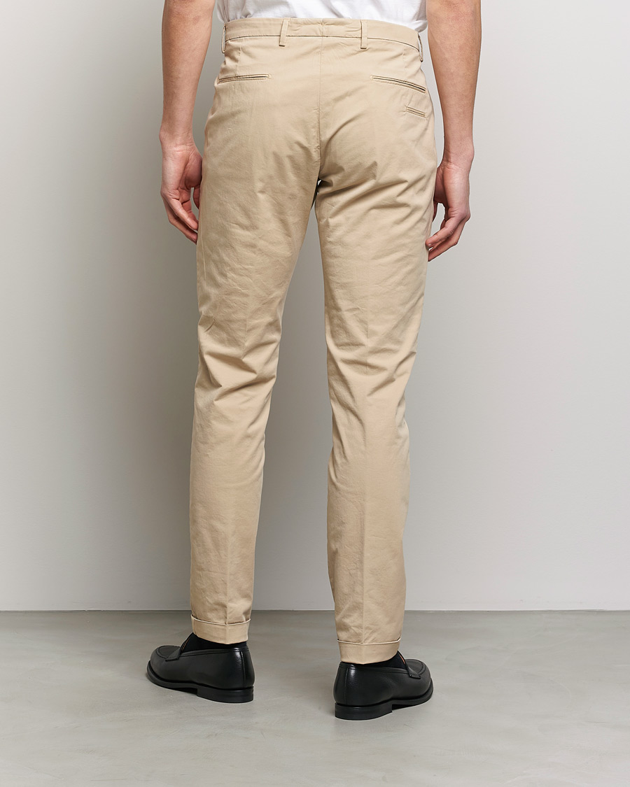 Mies | Housut | Briglia 1949 | Slim Fit Cotton Chinos Beige
