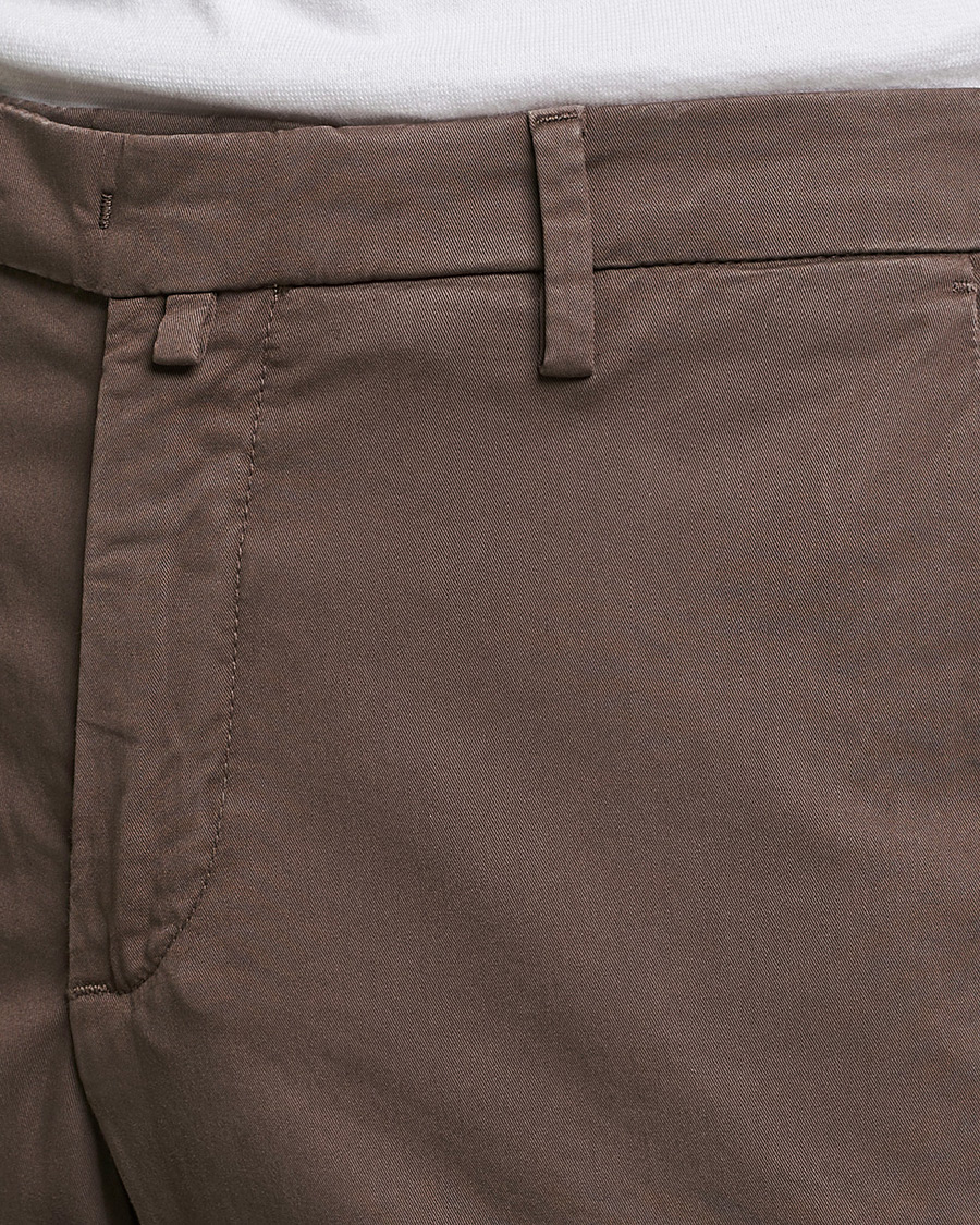 Mies | Housut | Briglia 1949 | Slim Fit Cotton Chinos Brown