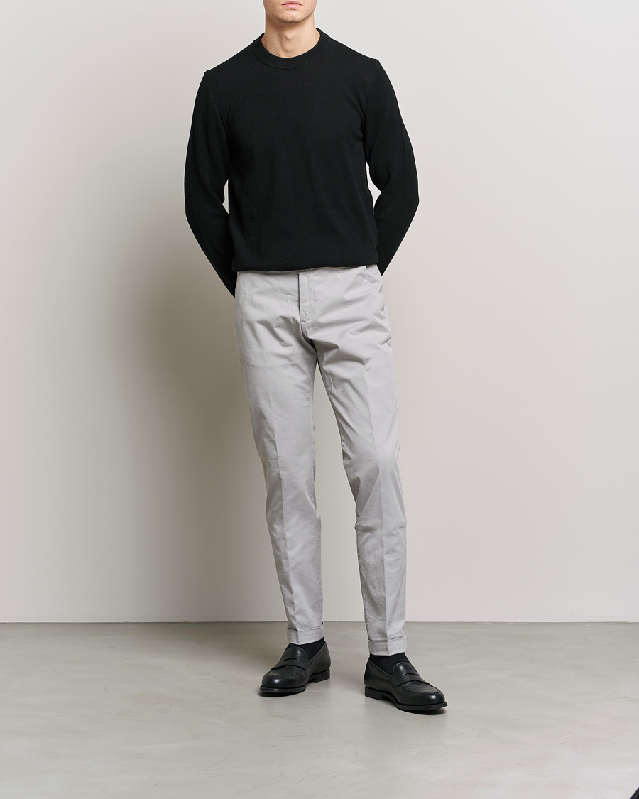 Mies | Housut | Briglia 1949 | Slim Fit Cotton Chinos Grey