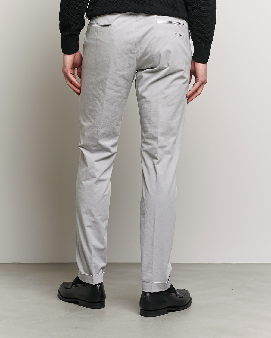 Mies | Housut | Briglia 1949 | Slim Fit Cotton Chinos Grey