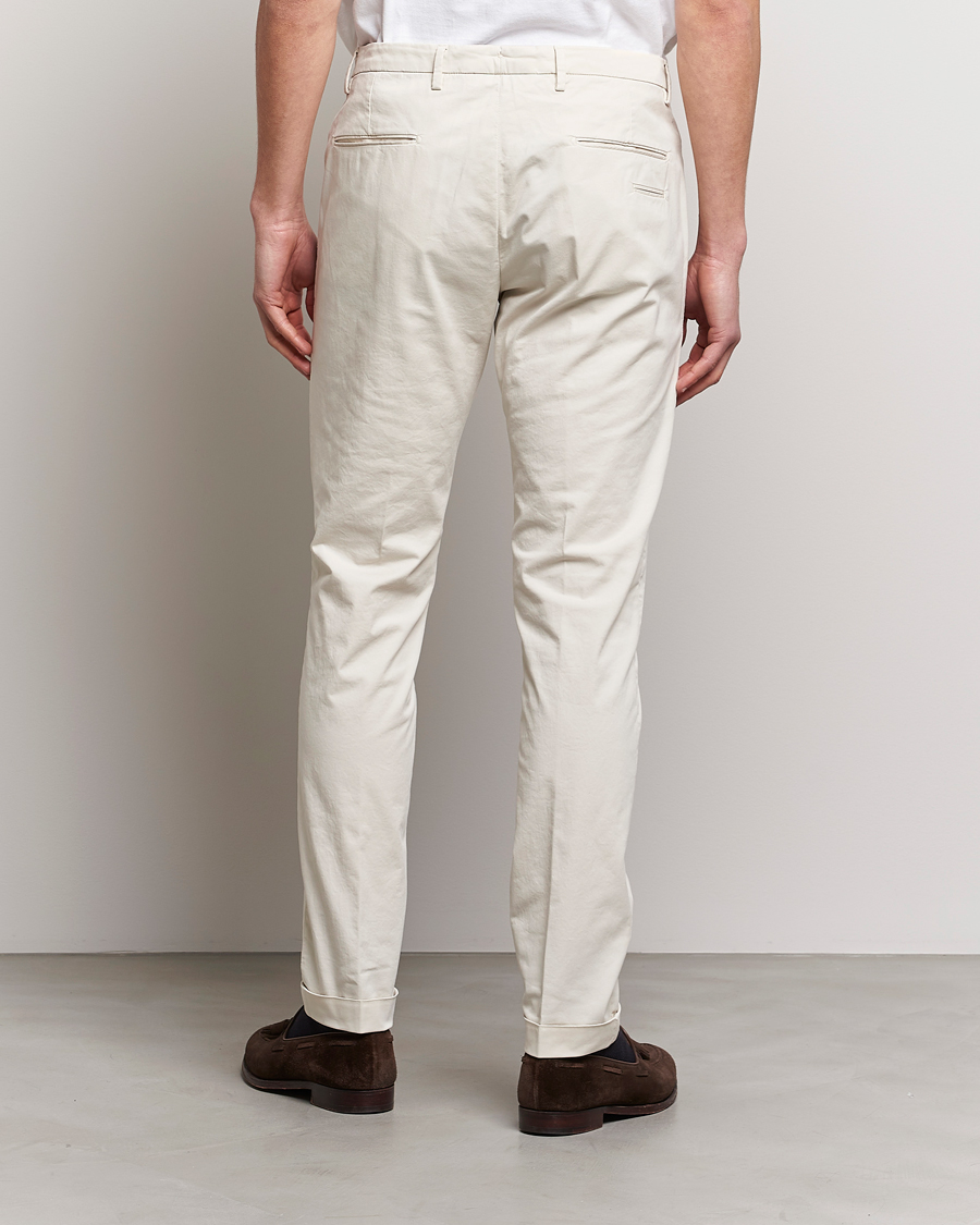 Mies | Housut | Briglia 1949 | Slim Fit Cotton Chinos Cream