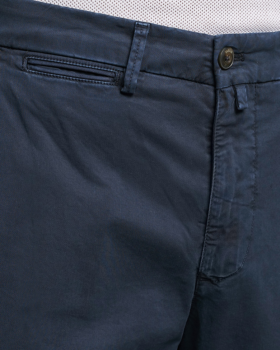 Mies | Housut | Briglia 1949 | Tapered Fit Cotton Twill Stretch Chinos Navy