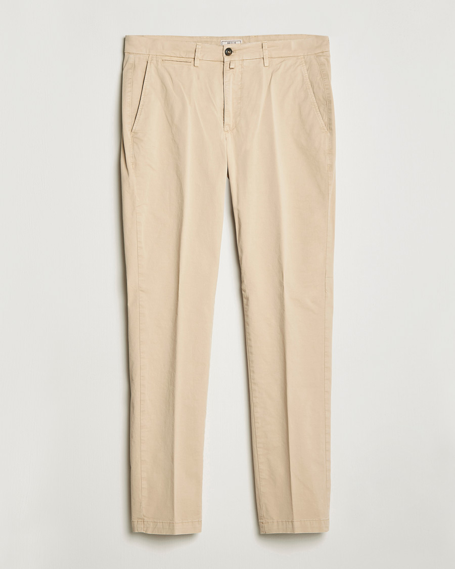 Mies | Housut | Briglia 1949 | Tapered Fit Cotton Twill Stretch Chinos Beige