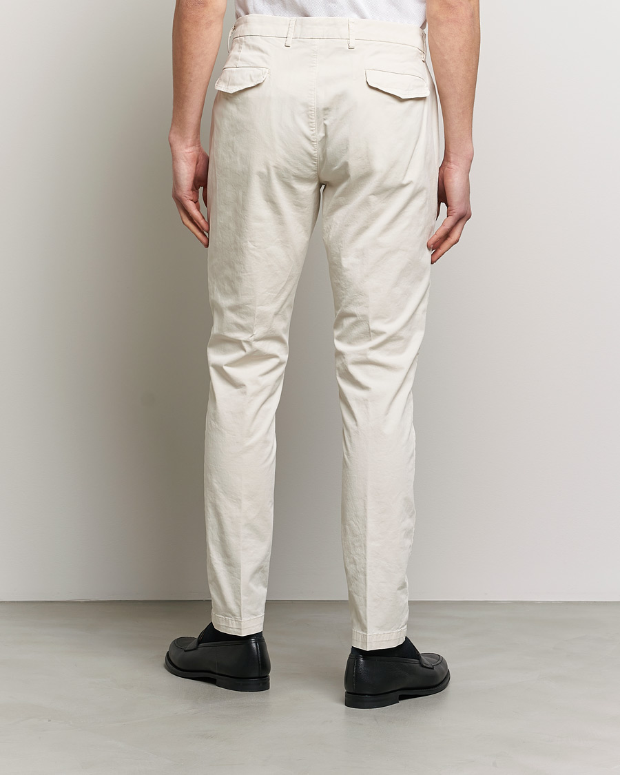 Mies | Housut | Briglia 1949 | Tapered Fit Cotton Twill Stretch Chinos Cream