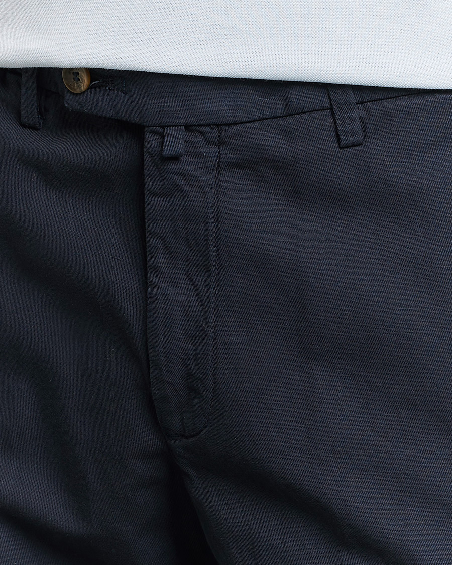 Mies | Shortsit | Briglia 1949 | Linen/Cotton Shorts Navy