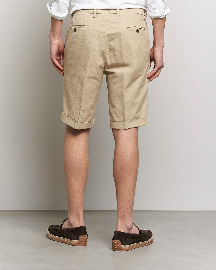 Mies | Shortsit | Briglia 1949 | Linen/Cotton Shorts Beige