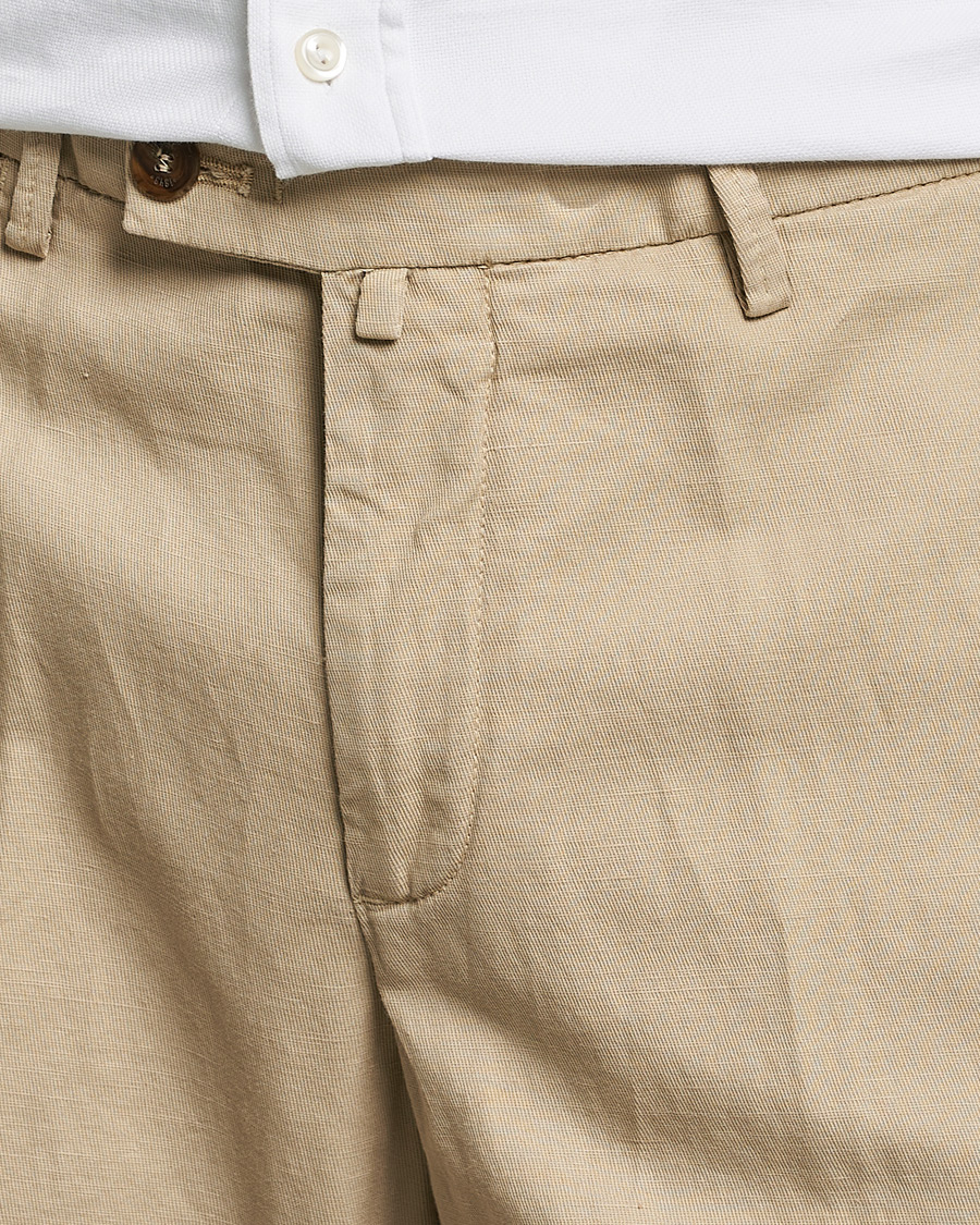Mies | Shortsit | Briglia 1949 | Linen/Cotton Shorts Beige