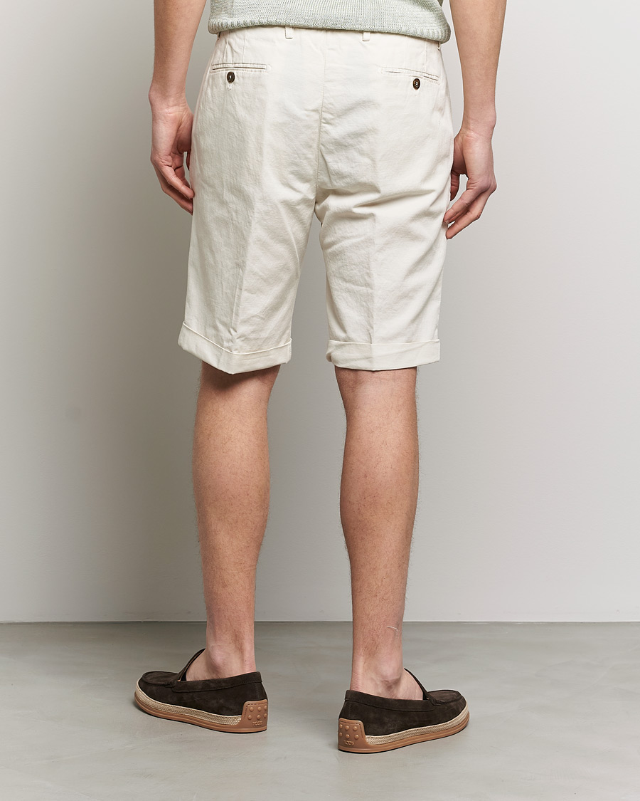 Mies | Shortsit | Briglia 1949 | Linen/Cotton Shorts Cream