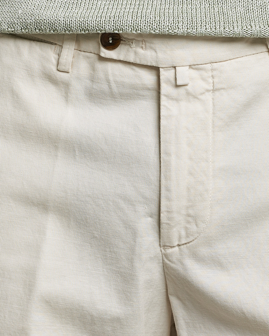 Mies | Shortsit | Briglia 1949 | Linen/Cotton Shorts Cream