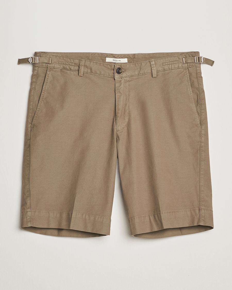 Mies | Shortsit | Briglia 1949 | Upcycled Cotton Shorts Olive