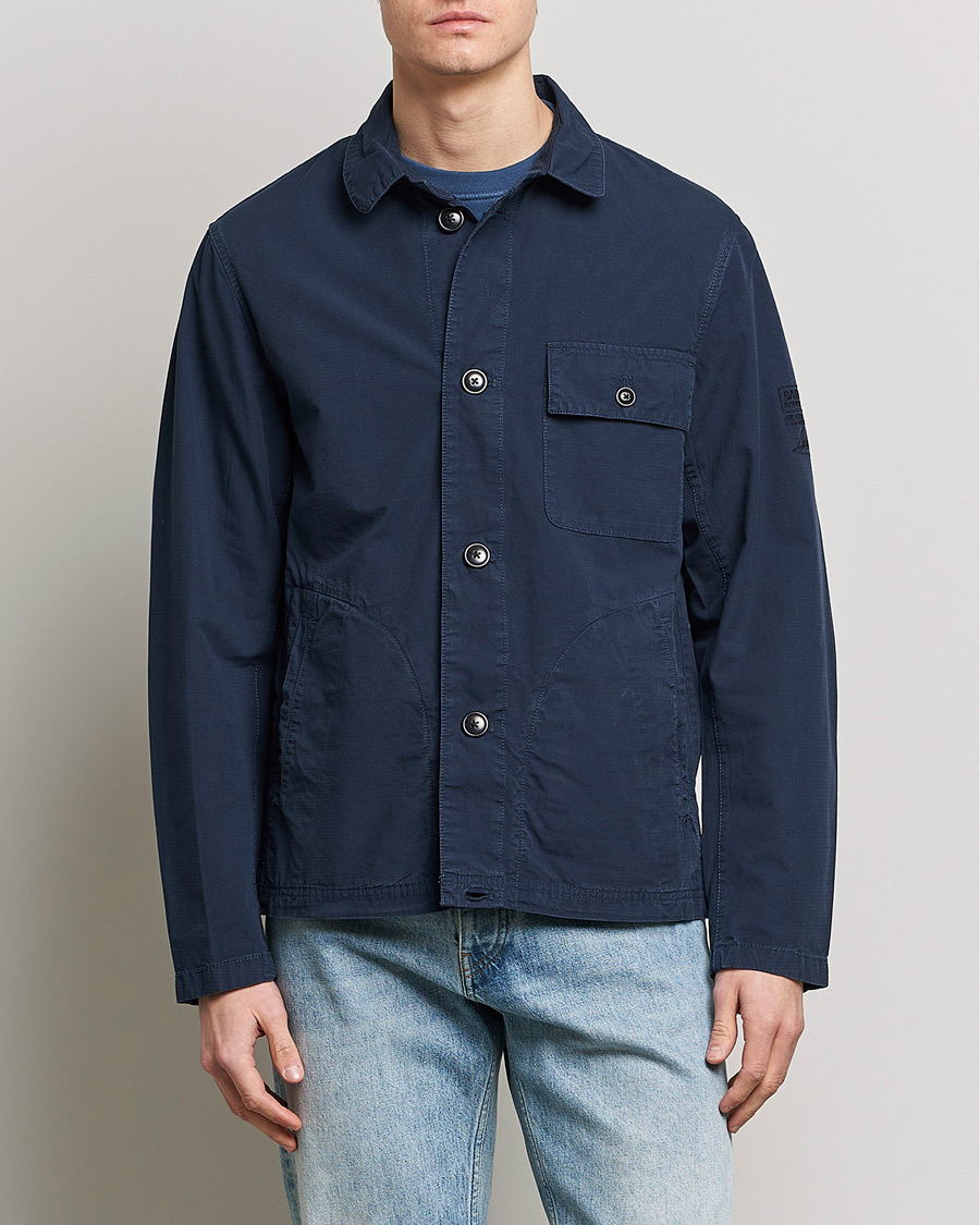 Mies |  | Barbour International | Steve McQueen Terrance Shirt Jacket Navy