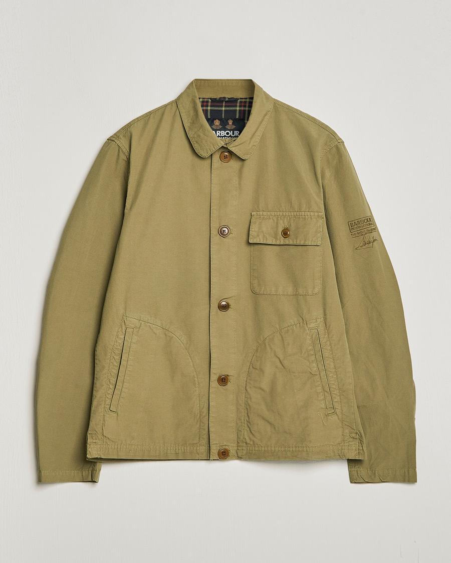 Mies | Takit | Barbour International | Steve McQueen Terrance Shirt Jacket Olive