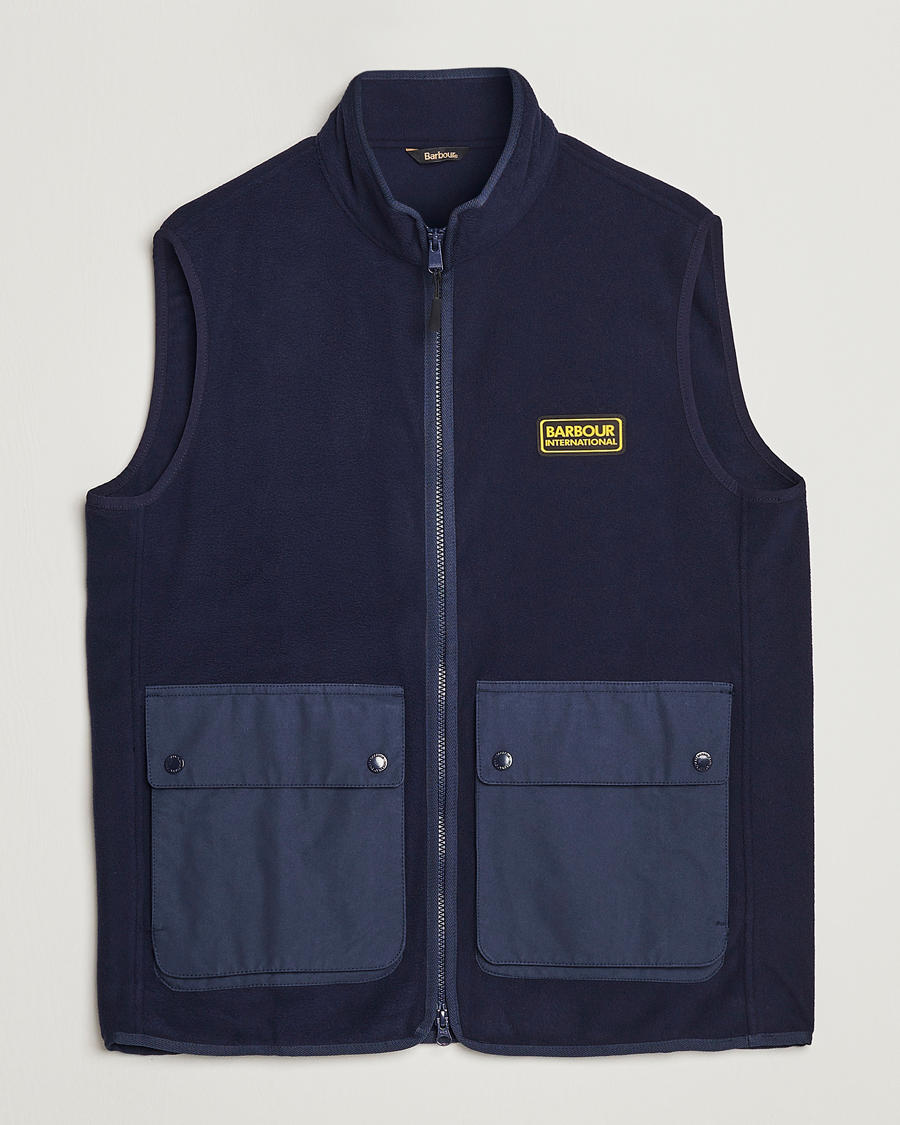 Mies | Ulkoliivit | Barbour International | Oak Fleece Gilet Ink Navy