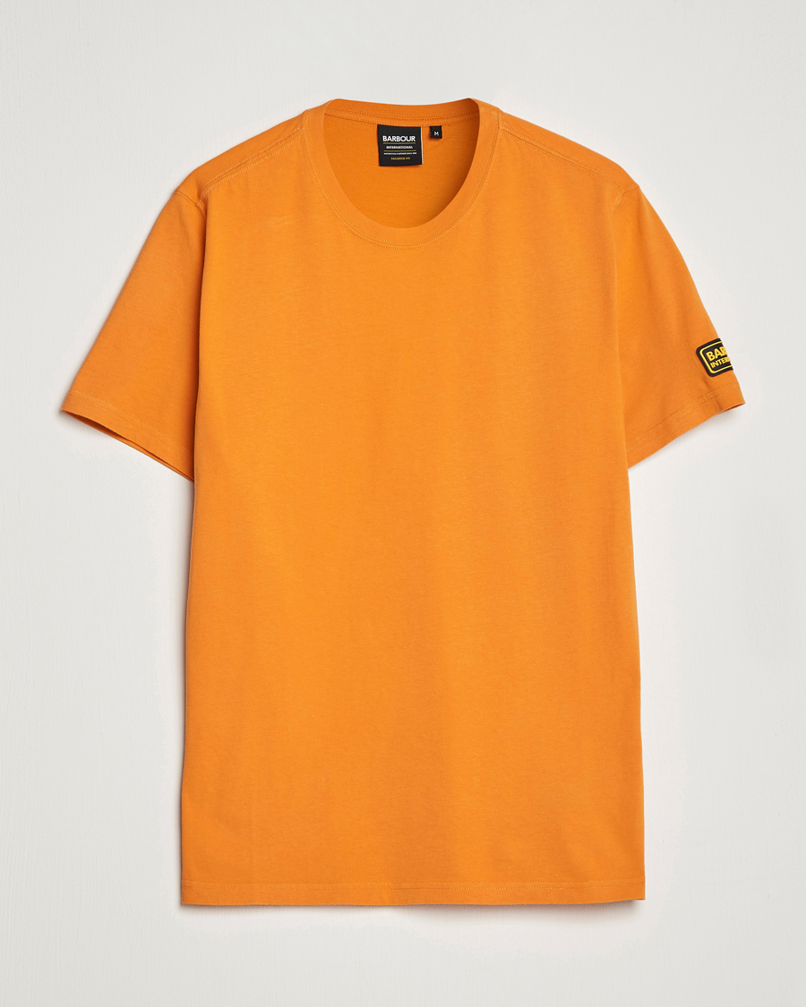 Mies | T-paidat | Barbour International | Devise Crew Neck T-Shirt Amber Orange