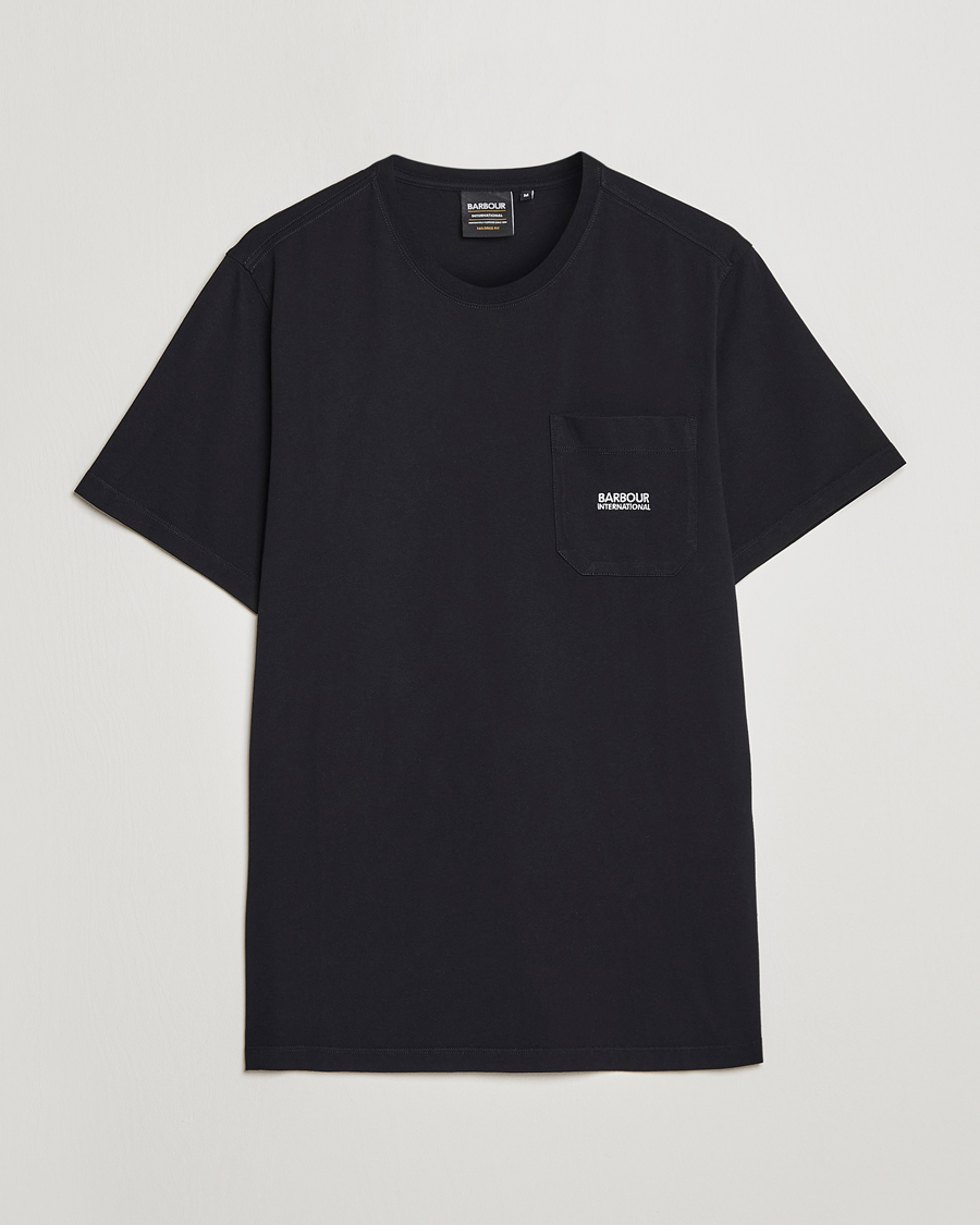 Mies | T-paidat | Barbour International | Radok Pocket Crew Neck T-Shirt Black