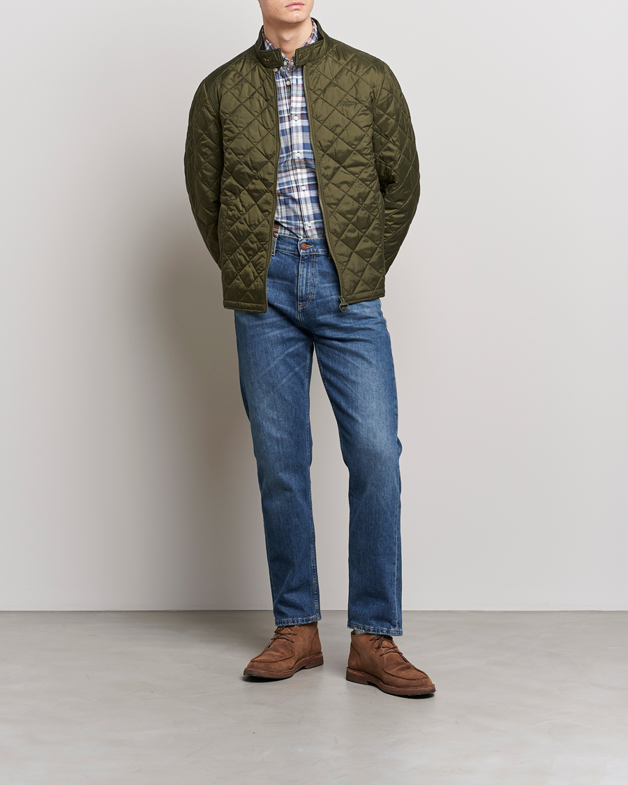 Mies | Takit | Barbour Lifestyle | Hann Quilted Jacket Olive