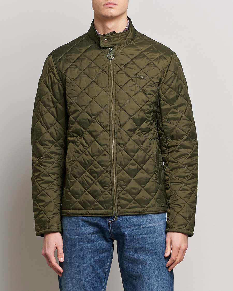 Mies | Klassiset takit | Barbour Lifestyle | Hann Quilted Jacket Olive