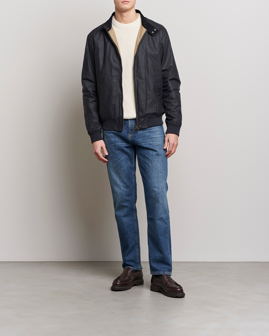 Mies | Takit | Barbour Lifestyle | Royston Lightweight Waxed Jacket Royal Navy