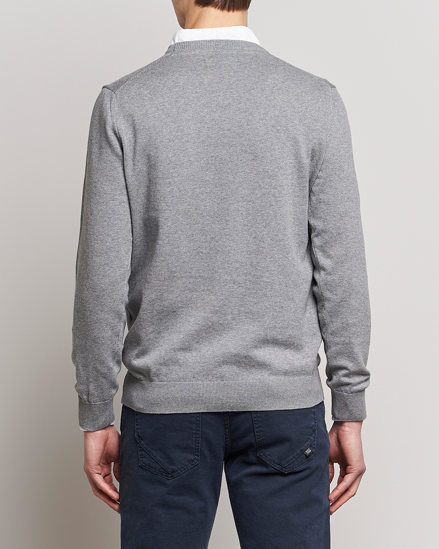 Mies | Puserot | Barbour Lifestyle | Pima Cotton Crew Neck Grey Marl