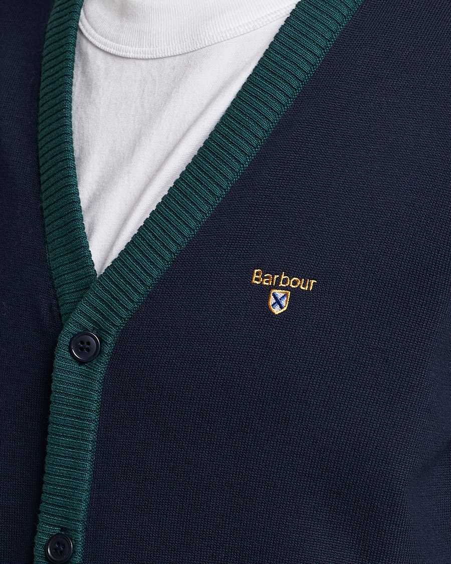 Mies | Puserot | Barbour Lifestyle | Sheldonian Knitted Cardigan Navy