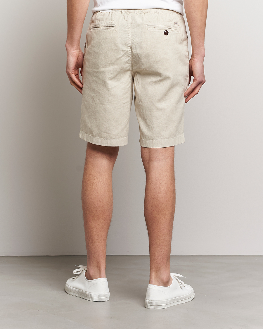 Mies | Shortsit | Barbour Lifestyle | Linen/Cotton Drawstring Shorts Light Stone