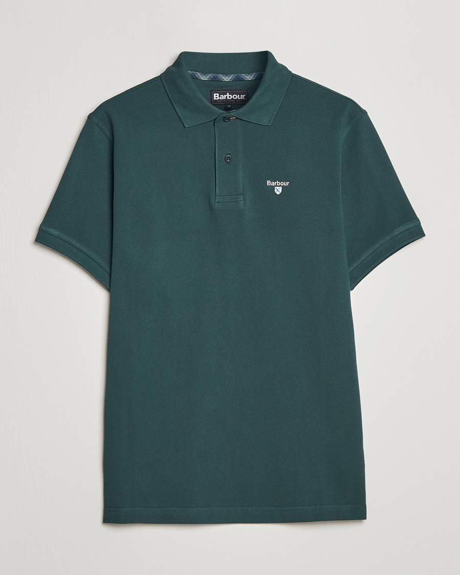 Mies | Pikeet | Barbour Lifestyle | Tartan Pique Polo Green Gables