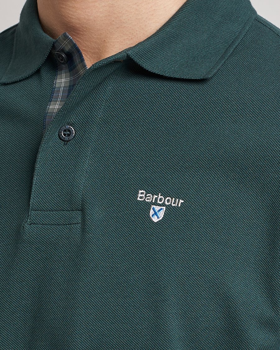 Mies | Pikeet | Barbour Lifestyle | Tartan Pique Polo Green Gables