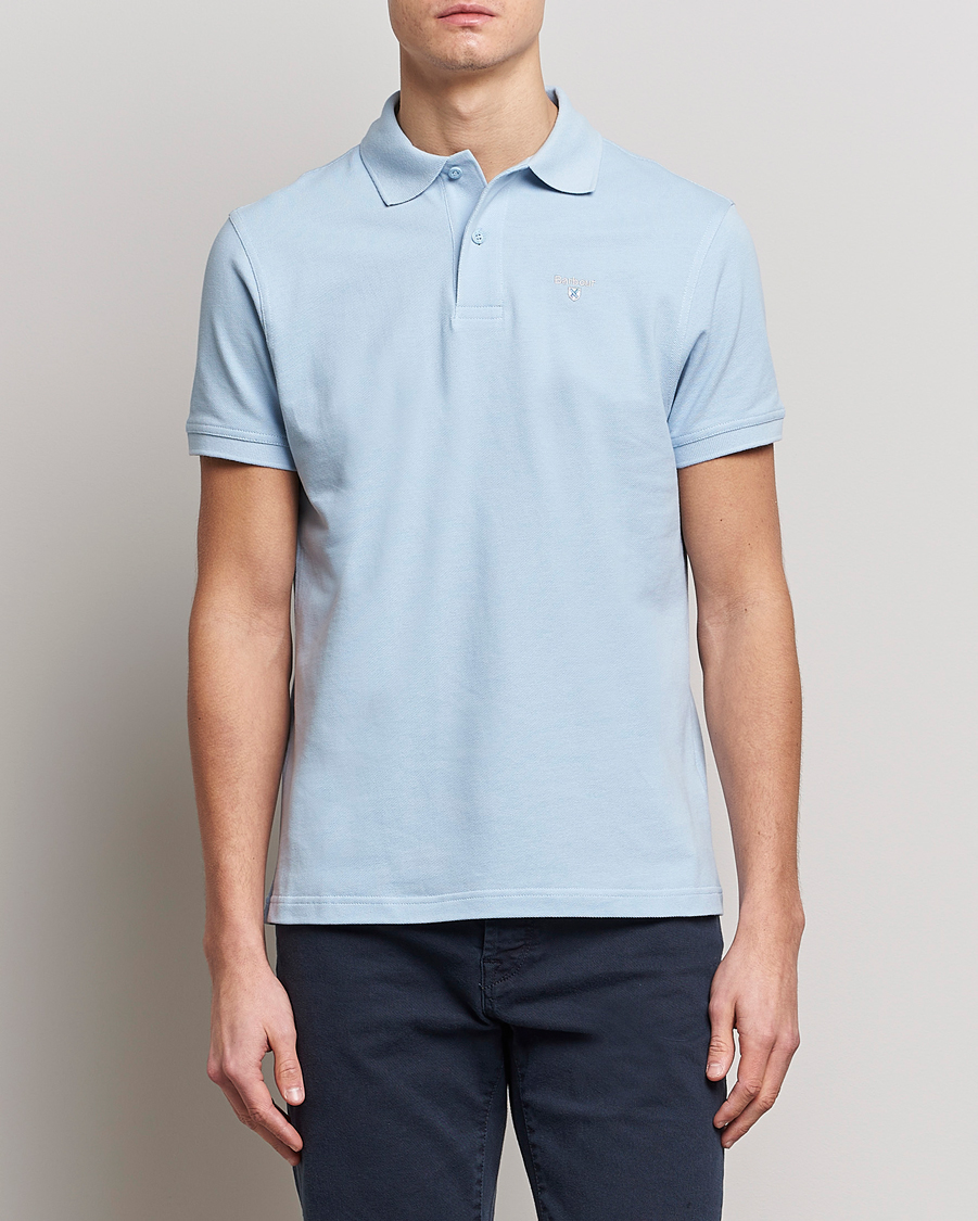 Mies |  | Barbour Lifestyle | Sports Polo Sky Blue