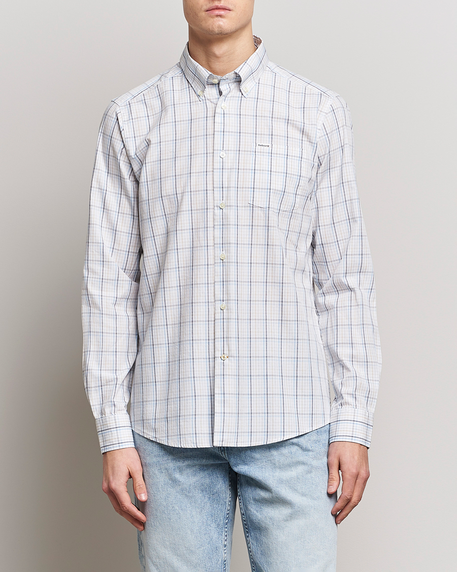 Mies |  | Barbour Lifestyle | Tailored Fit Alnwick Checked Shirt Stone