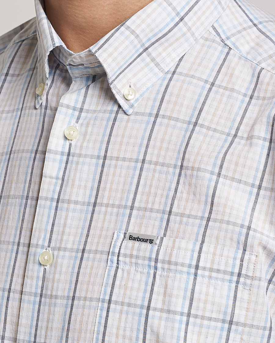 Mies | Kauluspaidat | Barbour Lifestyle | Tailored Fit Alnwick Checked Shirt Stone