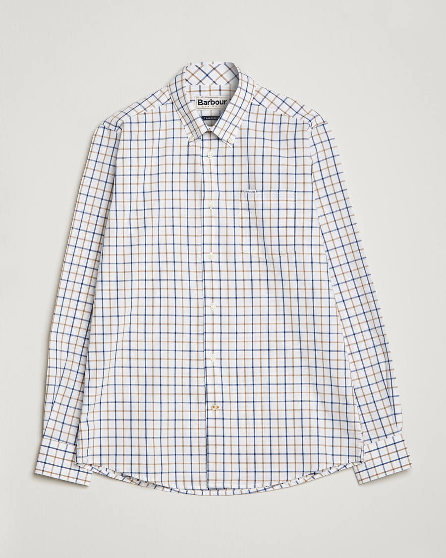 Mies | Kauluspaidat | Barbour Lifestyle | Tailored Fit Bradwell Checked Shirt Sandstone