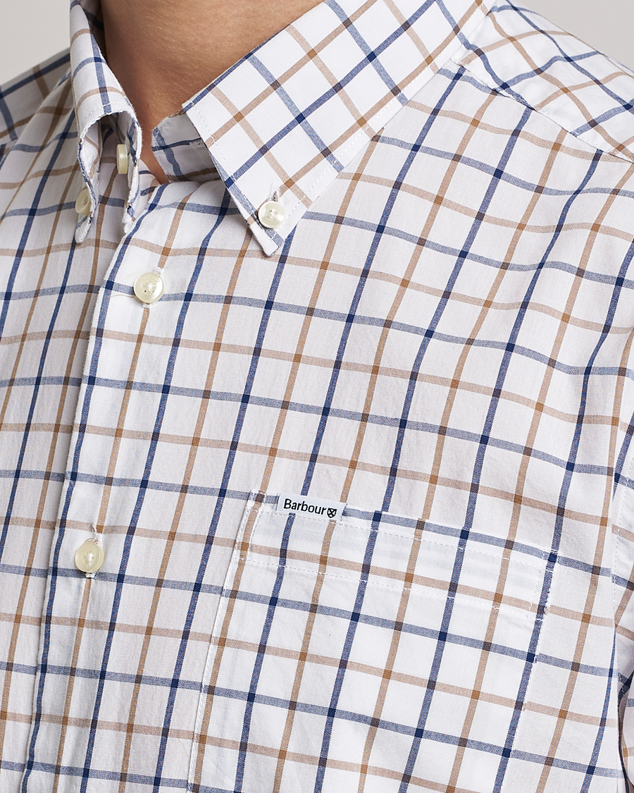 Mies | Kauluspaidat | Barbour Lifestyle | Tailored Fit Bradwell Checked Shirt Sandstone