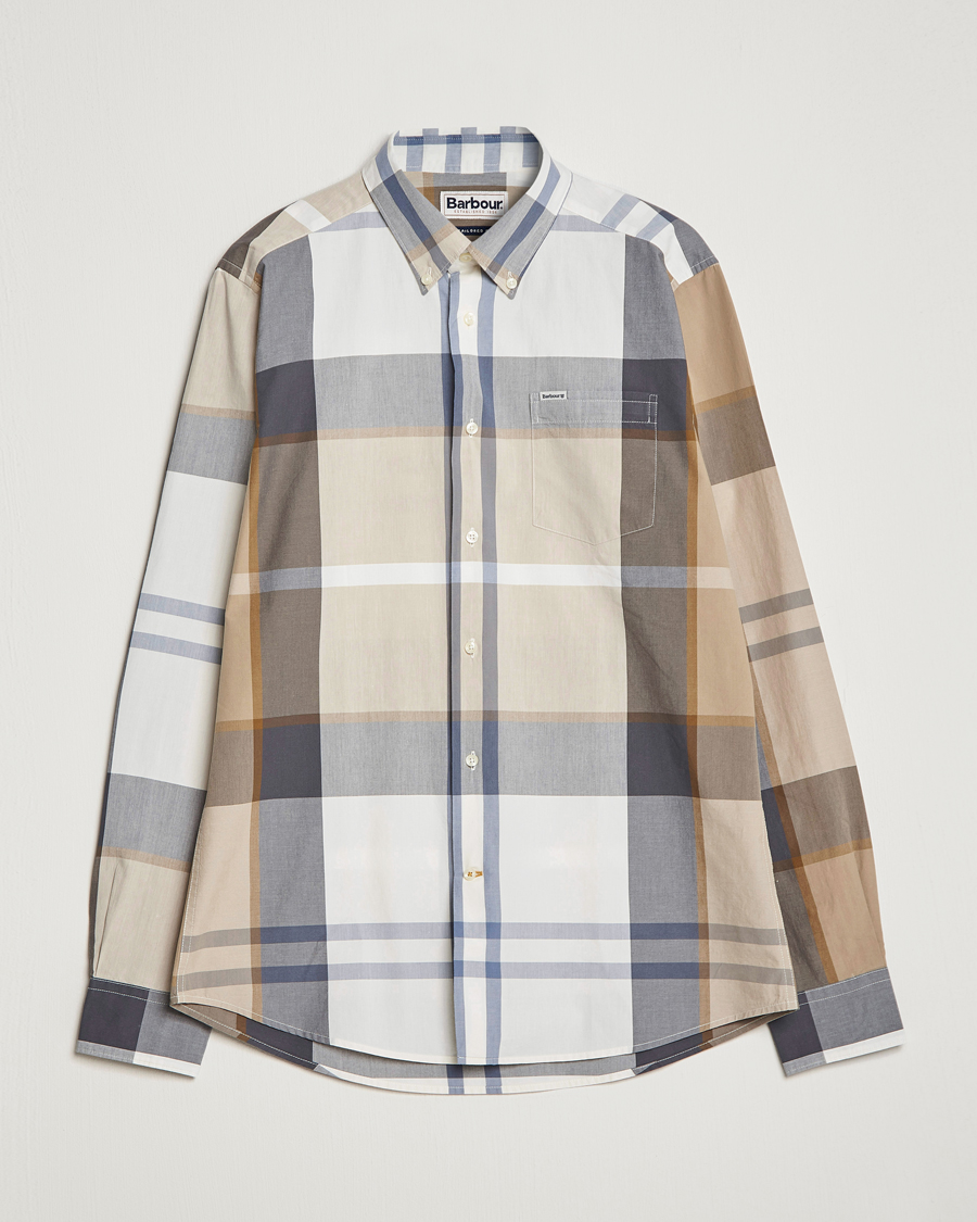 Mies | Kauluspaidat | Barbour Lifestyle | Tailored Fit Harris Tartan Shirt Beige