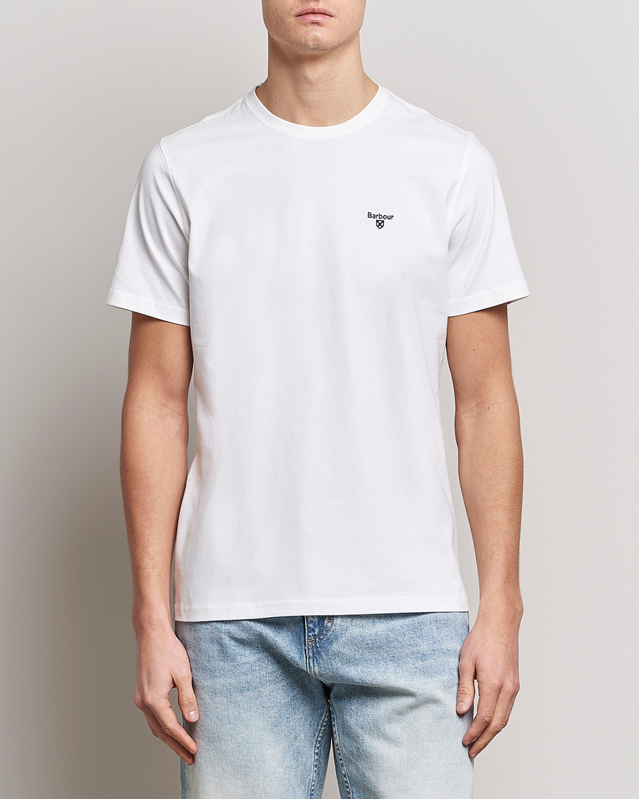Mies |  | Barbour Lifestyle | Sports Crew Neck T-Shirt White