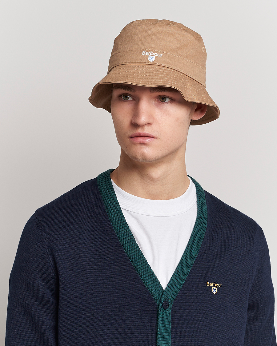 Mies |  | Barbour Lifestyle | Cascade Bucket Hat Stone