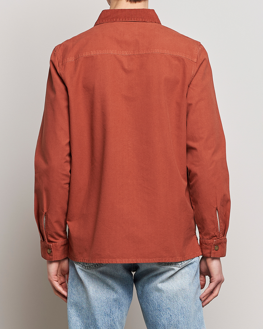 Mies | Takit | Barbour White Label | Lorenzo Cotton Overshirt Rust