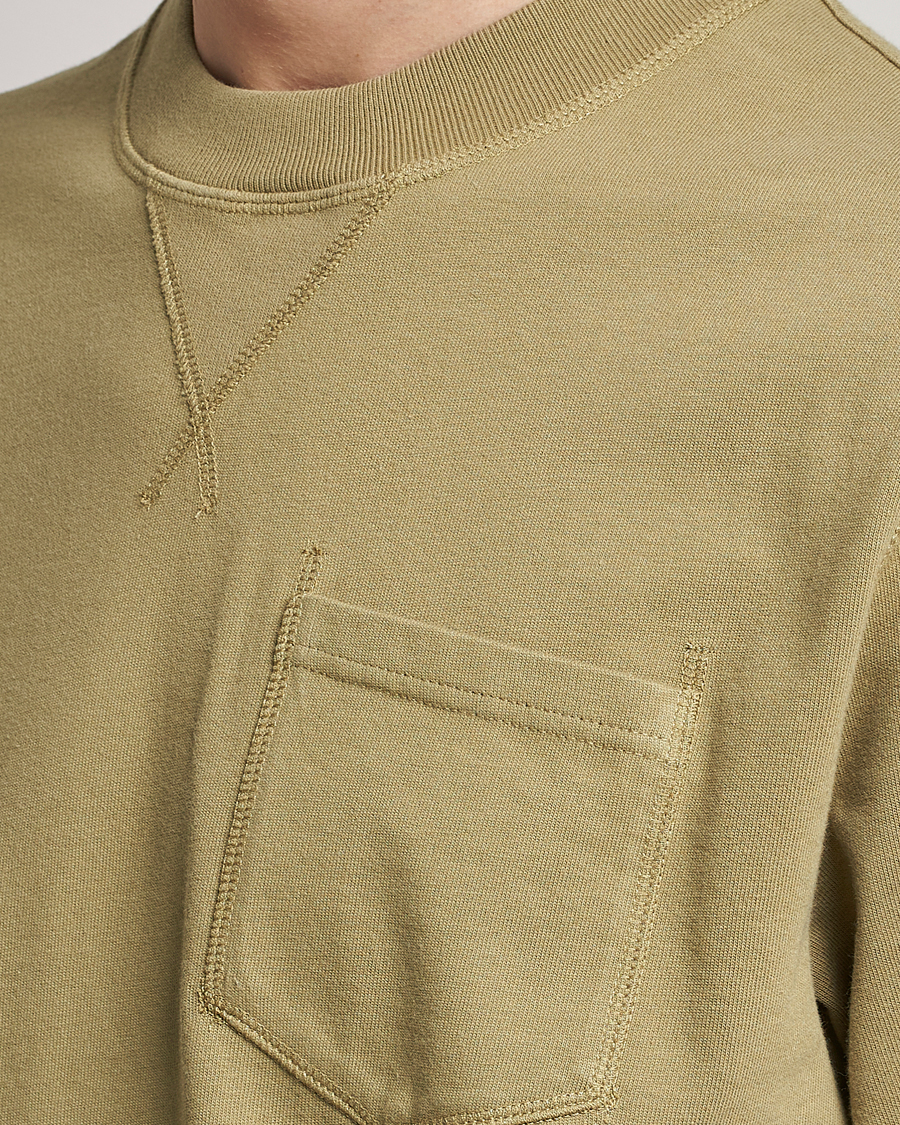 Mies | T-paidat | Barbour White Label | Williams Heavy Pocket T-Shirt Bleached Olive